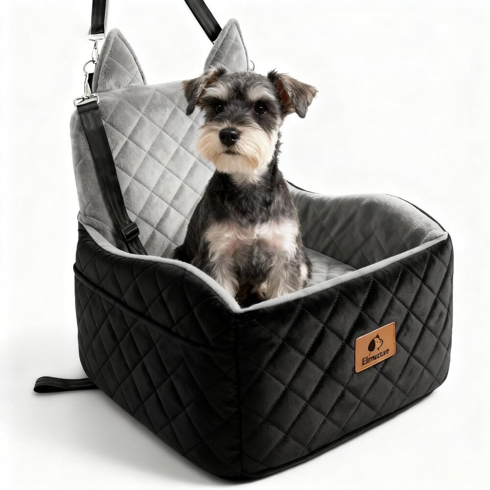 6" Elevated Dog Booster Seat for Small & Medium Dogs up to 35 lbs